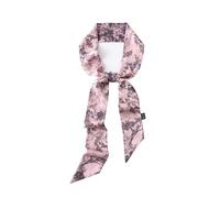 JERLA 100% Mulberry silk Scarf Bag scarf Head Hair Ribbon Handbag Handle wrap Tie Bundle Scarf Neckerchief Scarf for women, Forest Pink, 49.21"×2.36"