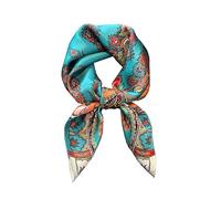 JERLA 100% Pure Mulberry Silk Square Scarf for Hair - 26" x 26" Women Men Natural Silk Scarf Head Scarf Bag, 26.7”X26.7”