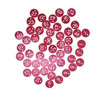 Jerliflyer 50 etiquetas numeradas para cría, etiquetas numeradas para Ganado agrícola, apicultura y suministros de cría (1-50)
