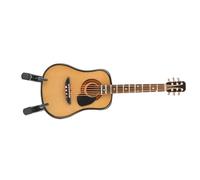 Jerliflyer Adorno de exhibición de modelo de guitarra de madera en miniatura para manualidades y decoración del hogar (10CM)