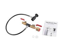 Jerliflyer Carbon Dioxide Refill Adapter,CO2 Tank Cylinder Refill Station Filling Charging Adapter,CO2 Tank Soda Refill Kit Fill Station Tool(24inch-G1/2(CGA320))