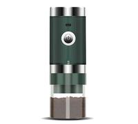 Jerliflyer Electric Coffee Bean Grinder,5 Level Adjustable Portable Cordless Grinder with Type-C Charging (Green)