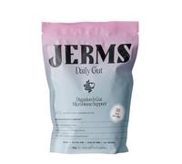 JERMS Daily Gut Probiotic Powder 10 Billion CFU Prebiotic Fibre with Digestive Enzymes + Organic Superfoods 30 servings - 100% Natural Vegan Gluten Free Gut Health Support Ease Bloating