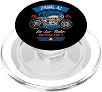 Jerome AZ USA Retro Distressed Style Motorcycle Design PopSockets PopGrip for MagSafe