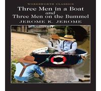 Jerome K. Jerome Three Men in a Boat & Three Men on the Bummel Paperback Book in White Jerome K. Jerome White