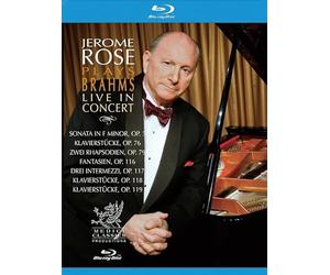 Jerome Rose Plays Brahms: Live in Concert [Blu-ray] [2011]