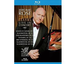 Jerome Rose Plays Brahms: Live in Concert [Blu-ray] [2011]