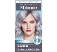 Jerome Russell Bblonde Lilac Mist Post Blonding Toner - Semi Permanent Hair Dye Kit for Pre Lightened & Blonde Hair with Brazil Nut Oil, No Ammonia & Vegan