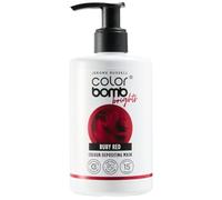 Jerome Russell Colour Bomb Brights - Ruby Red Colour Depositing Hair Mask - Nourishing, Semi-Permanent Colour & Shine Treatment - Vegan, Cruelty-Free, 300 ml