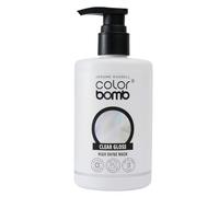 Jerome Russell Colour Bomb Clear Gloss - Shine Boosting, Colour-Free Conditioning Mask - Bond-Building, Nourishing, Semi-Permanent Gloss Treatment - Vegan, Cruelty-Free, 300 ml