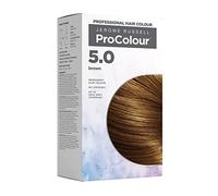 Jerome Russell ProColour Brown 5.0 Permanent Hair Colour - Ammonia Free Hair Dye for Full Grey Coverage, Shine & Colour Retention with Brazil Nut Oil
