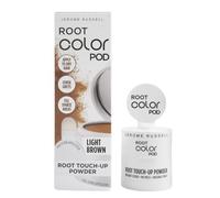 Jerome Russell Root Color Pod LIGHT BROWN | Root Touch Up Powder | Instant Grey Coverage for Roots & Hairline | Thinning Hair Filler | Smudge Proof | Vegan | With Precision & Full Cover Applicators