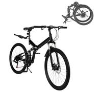 Jerool Folding Bikes for Adults, 26in Woman Mens Mountain Bike, Potable Design, For Students, Workers