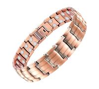 JEROOT Magnetic Bracelet,Pure Titanium Power Men's Magnetic Bracelets for Clasp Bracelet Magnet Men's Magnetic Bracelet Energetix(3500 Gauss)