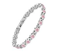 JEROOT Titanium Magnetic Bracelet Men,Wristband Titanium Magnetic Bracelets Strong Magnets (3501 Gauss)