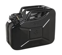Jerry Can 10L - Black - Sealey JC10B New