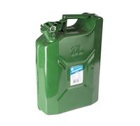 SILVERLINE JERRY CAN 10 LITRE METAL FUEL PETROL DIESEL 10L ARMY CONTAINER 563474