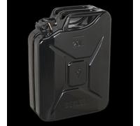 Sealey Metal Jerry Can 20l Black