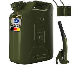 Jerry Can 3Pcs Set Metal 20L incl Pourer