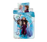 Jerry Fabrics Disney Frozen Children's Bedding Duvet Cover 160 x 200 cm and Pillowcase 70 x 80 cm 100% Cotton