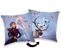 Jerry Fabrics Disney Frozen Cushion - 40cmx30cm - Soft 3D Elsa, Anna & Olaf Plush Decorative Pillow - Official Frozen Merchandise - 100% Polyester Kids Bedroom Gift