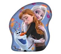 Jerry Fabrics Disney Frozen Cushion Shaped - 35x30cm - Soft 3D Elsa, Anna & Olaf Plush Decorative Pillow - Official Frozen Merchandise - 100% Polyester Kids Bedroom Gift