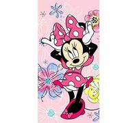 Jerry Fabrics Disney Minnie Mouse Bath Towel 70 x 140 cm, Multicoloured