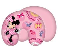 Jerry Fabrics Disney Minnie Mouse Neck Pillow Travel Pillow Butterflies Pink 28 x 33 cm 100% Polyester