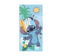 Jerry Fabrics Disney Stitch Towel Large Bath Towels For Kids 140x70 cm | Premium 100% Cotton Swimming Beach Towel, for Girls and Boys