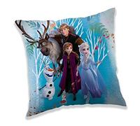 Jerry Fabrics Frozen 2 Anna Elsa Olaf Cuddly Cushion Decorative Cushion 40 x 40 cm