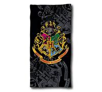 Jerry Fabrics Harry Potter Hogwarts Crest Beach Towel Bath Towel Hand Towel 70 cm x 140 cm, 100% Cotton