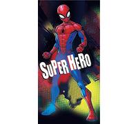 Jerry Fabrics Kids Swimming Beach & Bath Towels 100% Quality Cotton Spiderman, Multi-Colour, 140 x 70 x 0.5 cm
