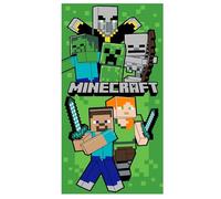 Jerry Fabrics Minecraft Children's Bath Towel, 100% Cotton, 70 x 140 cm