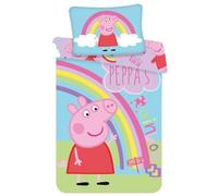 Jerry Fabrics PEP016 Peppa Pig Baby Bedding Set, 100 x 135 cm