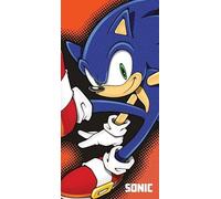 Jerry Fabrics Sonic The Hedgehog Beach Towels, Multicoloured, Single