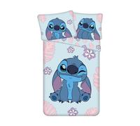 Jerry Fabrics Stitch Reversible Bedding Set | Stitch Bedlinen Duvet Cover 140 x 200 cm and Large Pillowcase 70 x 90 cm | 100% Cotton, Multicolour