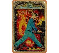 Jerry Lee Lewis. Killer. Rock Roll. Sun Records. Memphis. Tn. Million Dollar Quartet. Music - Poster | Canvas Wall Art Print Vintage Metal Tin Sign Poster Retro Garage Yard Home Cafe Bar Club Hotel