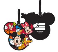Jerry Leigh Disney Hang on Gang Mickey Minnie Goofy Pluto Donald Luggage Tag