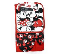 Jerry Leigh Disney Mickey and Minnie 3-Piece Stroll and Stare Kitchen Set, Red