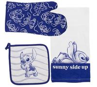 Jerry Leigh Lilo & Stitch Sunny Side Up 3-Piece Cotton Kitchen Set