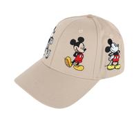 Jerry Leigh Unisex Mickey Mouse Through The Years Baseball Hat, Tan