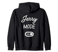 Jerry Mode On Name Zip Hoodie