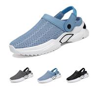 Jerrycherries Orthopedic Shoes, Men’s Orthopedic Hollow-Out Summer Sandals, Orthopedic Sandals for Men, Soft Breathable(Blue,10)