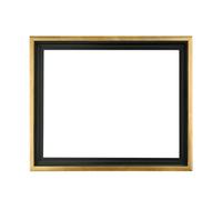 Jerry's 3/4 Core Floater 3 Pack Frames for Canvas Artwork Display 12x16 - Black/Antique Gold- Perfect for Home Wall Decor Bedroom Wall Art Living Ro
