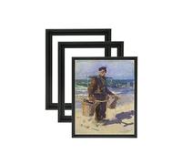 Jerry's Artarama 3/4 Core Floater 3 Pack Frames for Canvas Artwork Display 11x14 - Black- Perfect for Home Wall Decor Bedroom Wall Art Living Room D