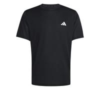 Adidas Men's T-Shirt Workout Essentials Base 3-Stripes – Black/White – XXL