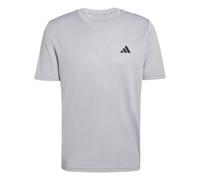 adidas Workout Essentials Base 3-Stripes Short Sleeve T-Shirt Grey Black - XL