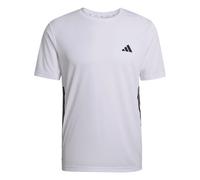 Adidas Workout Essentials Base 3 Stripes Short Sleeve T-shirt White XL / Regular Men