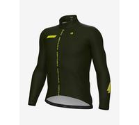 Jersey Alé PR.E Follow Me long sleeve dark green yellow - M