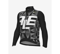Jersey Alé PR.E Multiverse long sleeve intense black white - XL